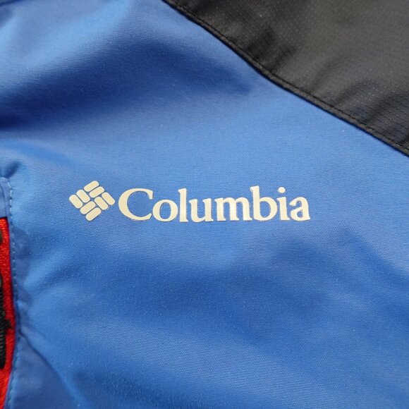 Columbia Lightning Lift Insulated Jacket Boys Large Blue Hooded Winter - Picture 2 of 12